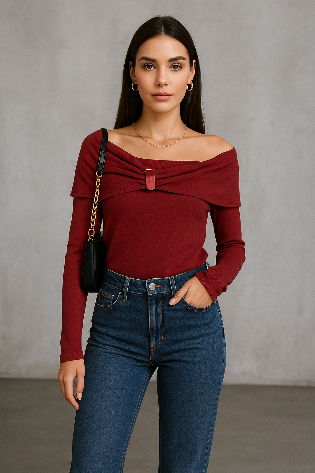 Top Drapé Élégance