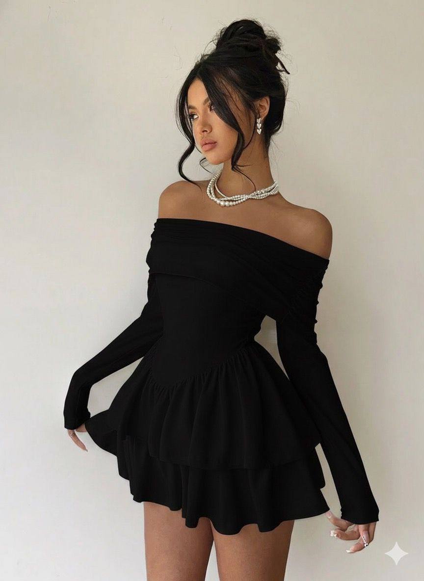 Bella Off-Shoulder Mini Dress