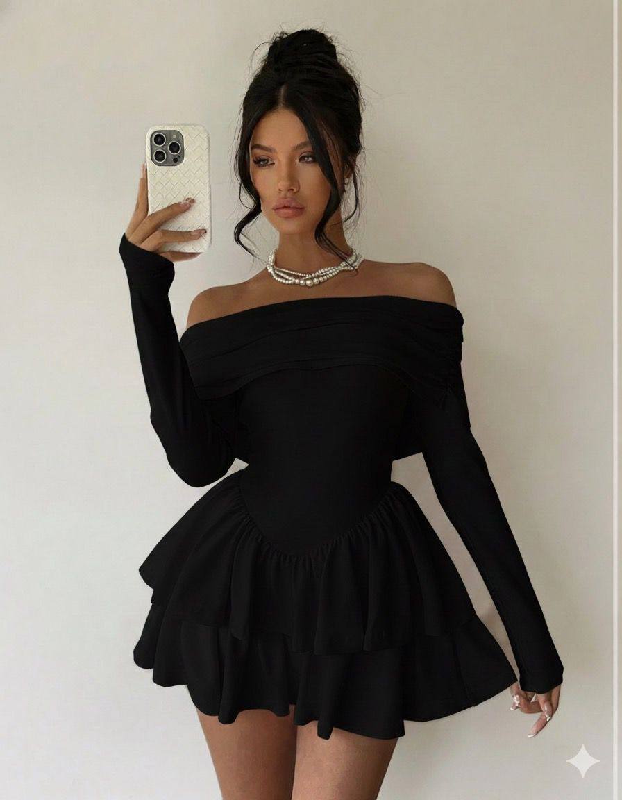 Bella Off-Shoulder Mini Dress